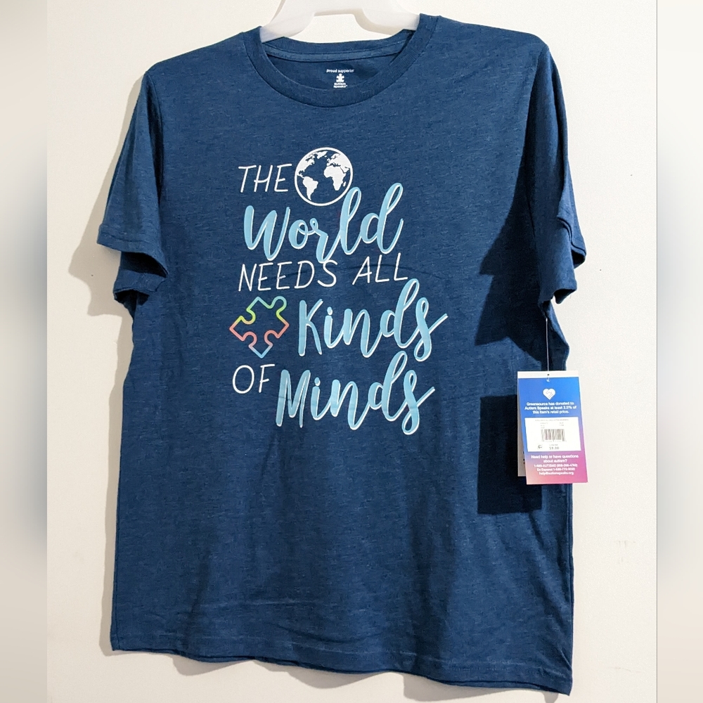 The World Needs All Kinds of People Autism Tee